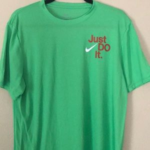 Nike Lime-Green Dri-Fit Shirt